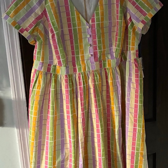 Popsicle Party Midi Dress NWT - Modcloth plus - Picture 2 of 4
